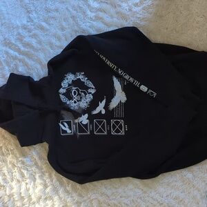 No Boundaries All Gender Graphic Hoodie with Long Sleeves